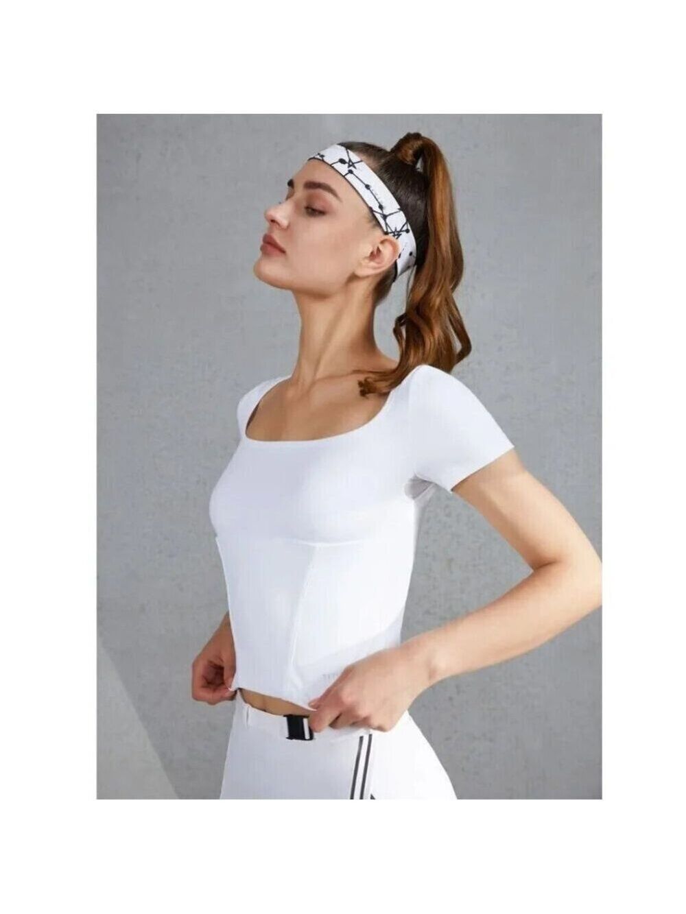 Titika Power Short Sleeve Shirt White Size 2